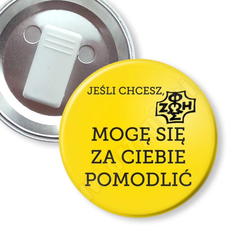 przypinka z żabką Foska