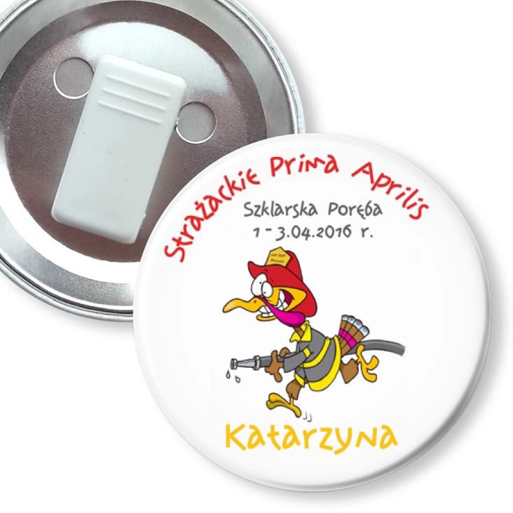 przypinka z żabką Indyk