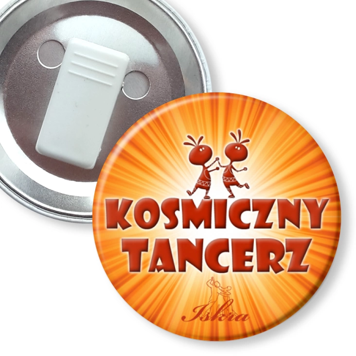 przypinka z żabką Iskra - Kosmiczny Tancerz