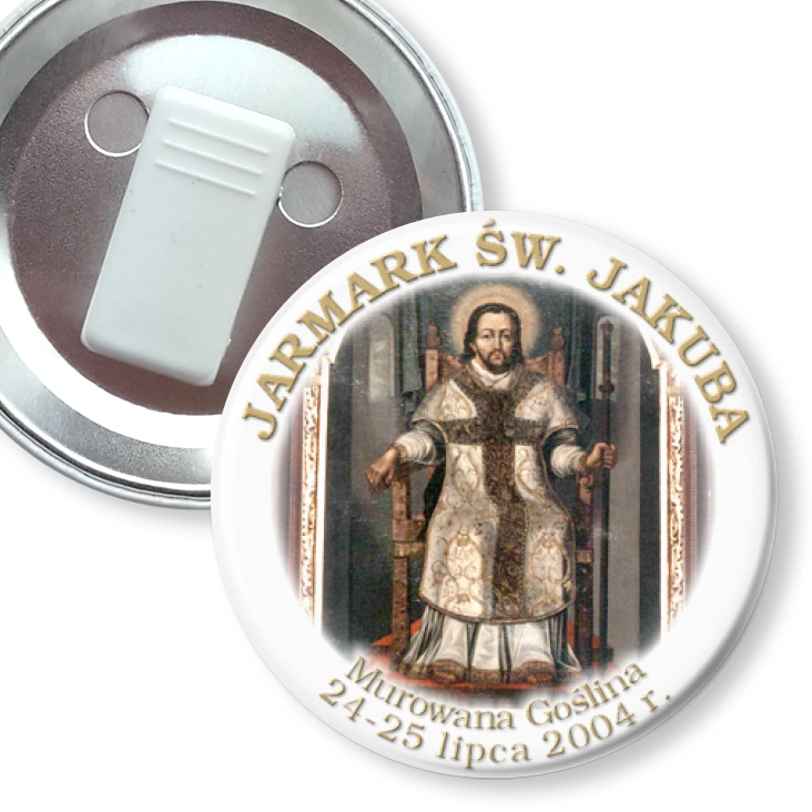 przypinka z żabką Jarmark św. Jakuba