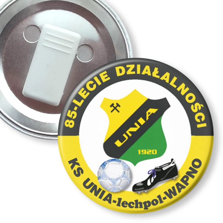 przypinka z żabką KS UNIA - lechpol - WAPNO