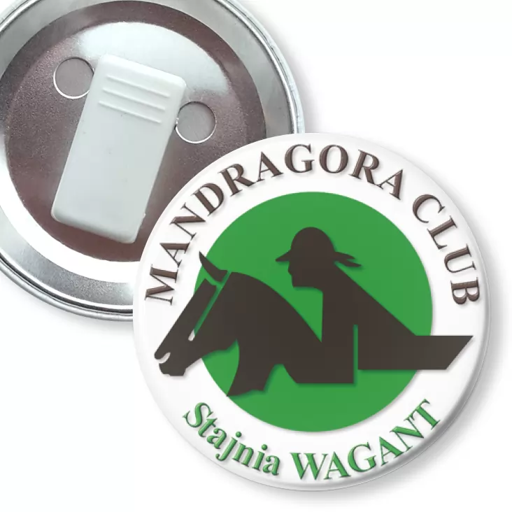 przypinka z żabką Madragora Club