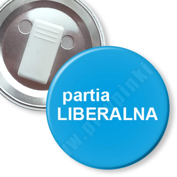 przypinka z żabką Partia liberalna