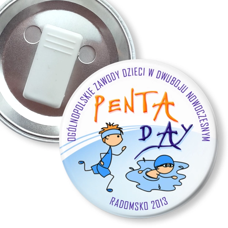 przypinka z żabką Penta Day