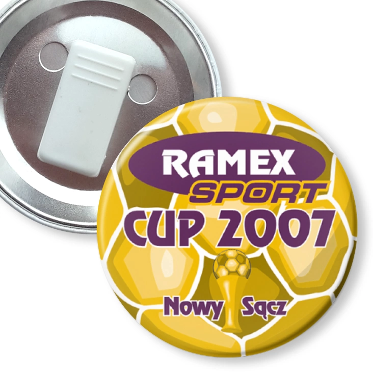 przypinka z żabką Ramex Sport Cup 2007