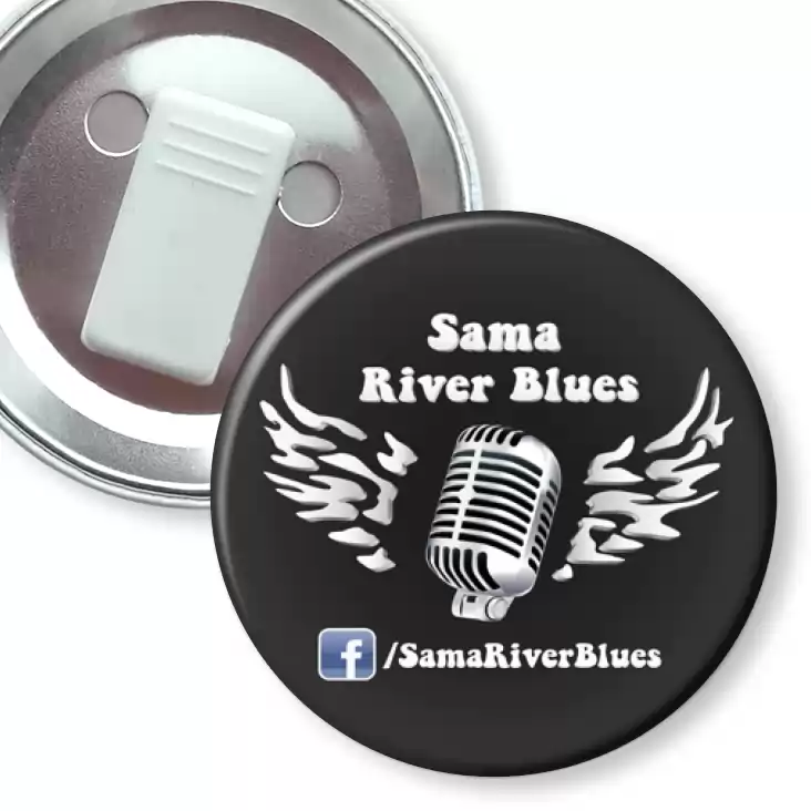 przypinka z żabką Sama River Blues