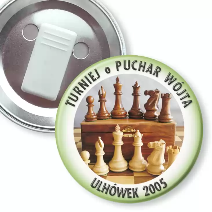 przypinka z żabką Turniej o puchar wójta - Ulhówek 2005