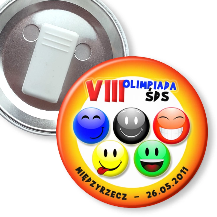 przypinka z żabką VIII Olimpiada ŚDS