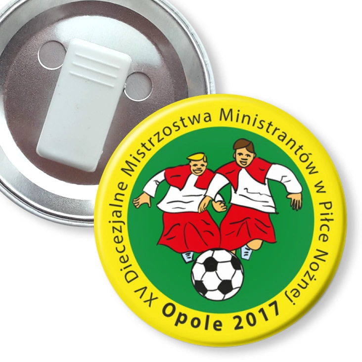 przypinka z żabką XV Diecezjalne Mistrzostwa Ministrantów