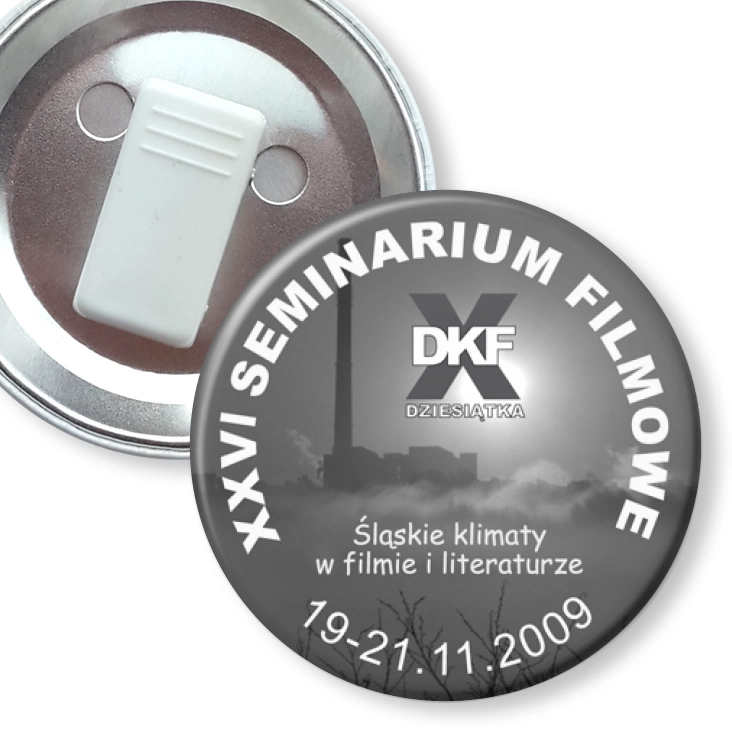 przypinka z żabką XXVI Seminarium Filmowe