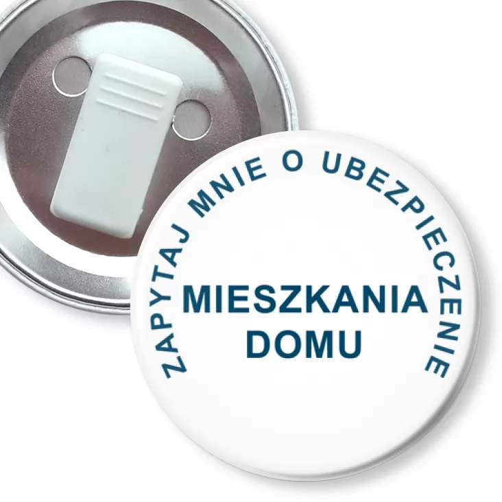 przypinka z żabką Zapytaj mnie...