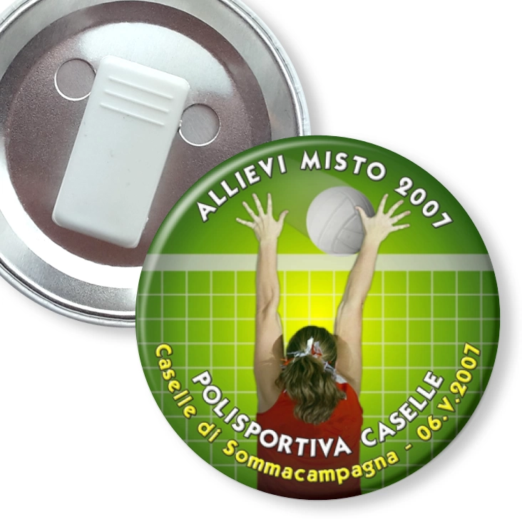 przypinka z żabką Allievi Misto 2007