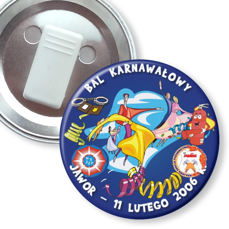 przypinka z żabką Bal Karnawałowy 2006