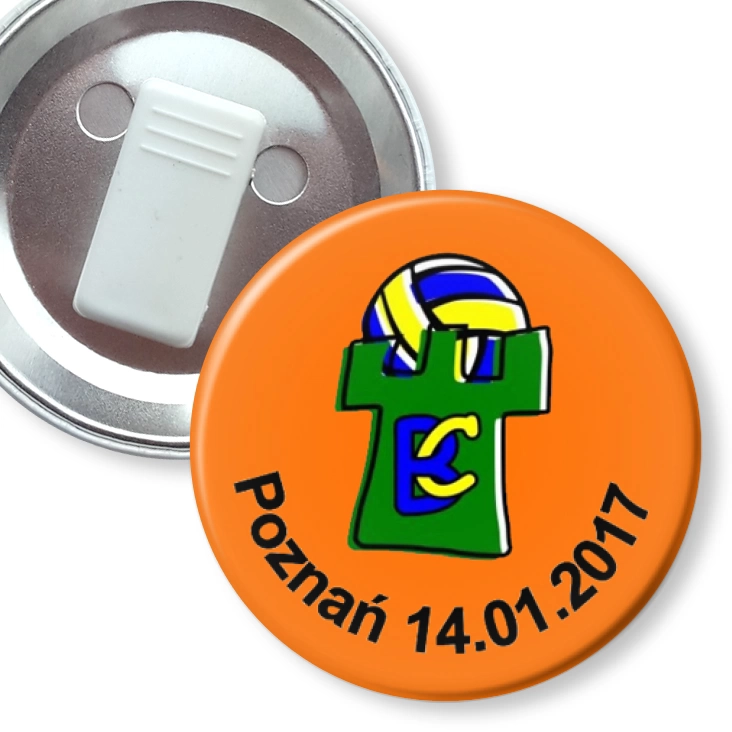 przypinka z żabką Baszta Poznań 2017