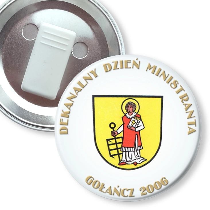 przypinka z żabką Dekanalny Dzień Ministranta - Gołańcz 2006