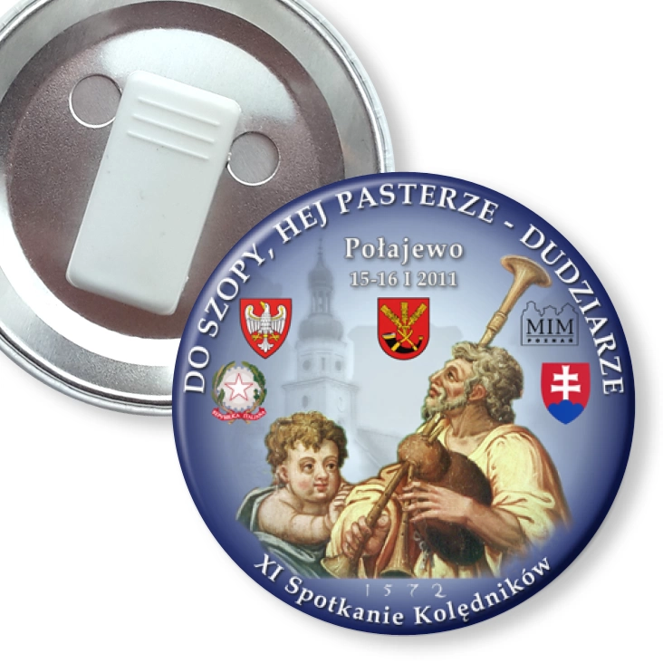 przypinka z żabką Dudziarze 2011