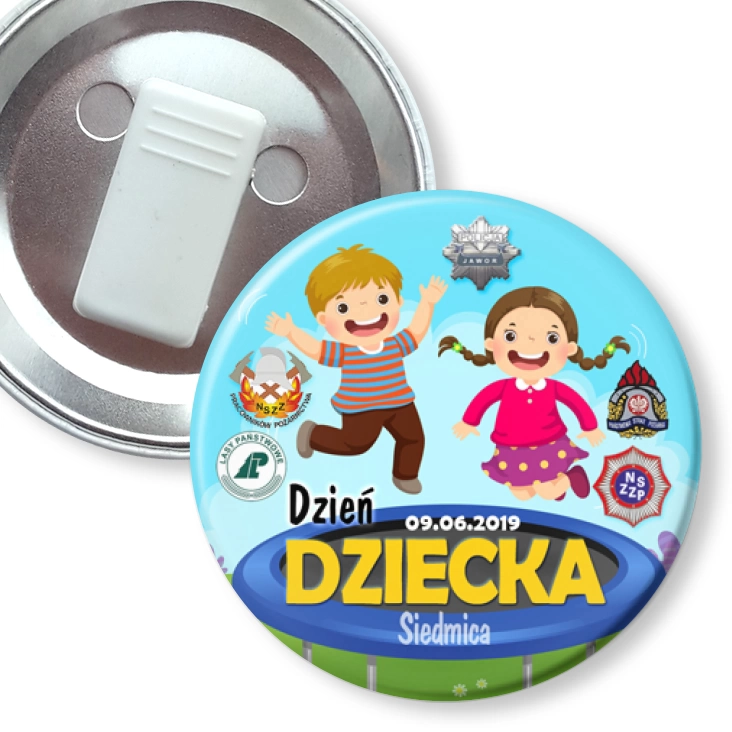 przypinka z żabką Dzień Dziecka 2018