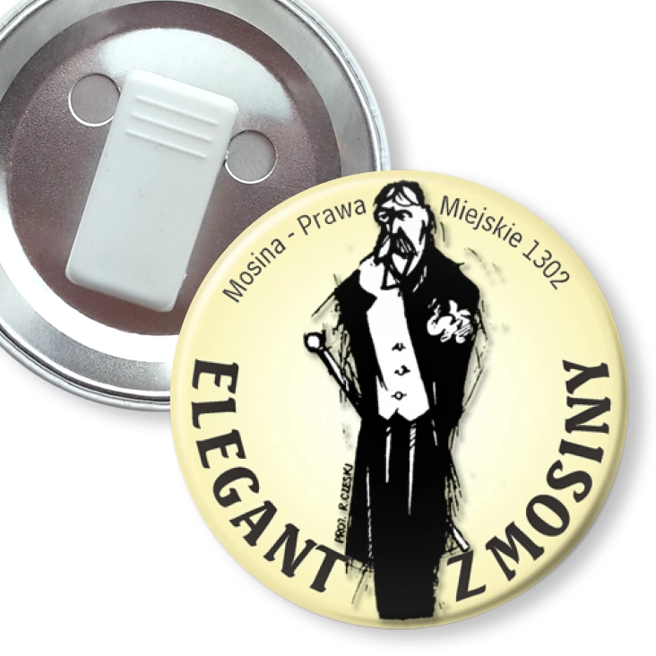 przypinka z żabką Elegant z Mosiny