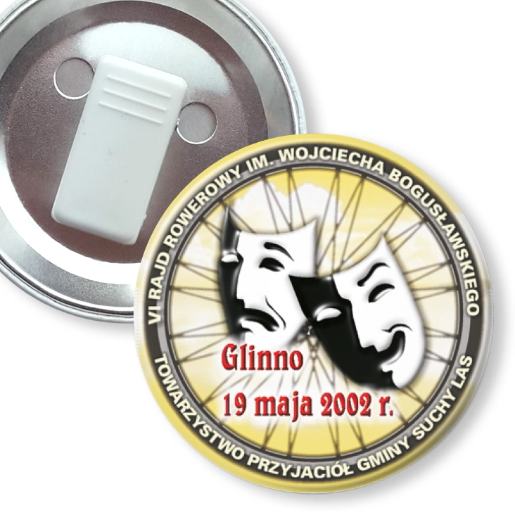 przypinka z żabką Glinno 2002
