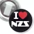 Przypinka z żabką I love NZS Katowice