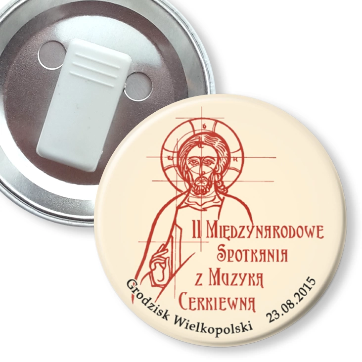 przypinka z żabką II Międzynarodowe Spotkania z Muzyką Cerkiewną 2015