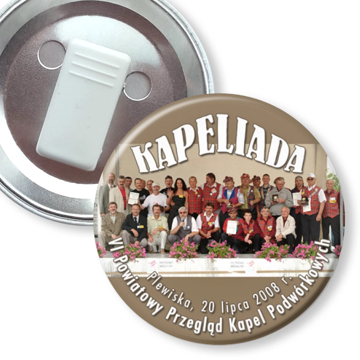 przypinka z żabką Kapeliada - Plewiska 2008