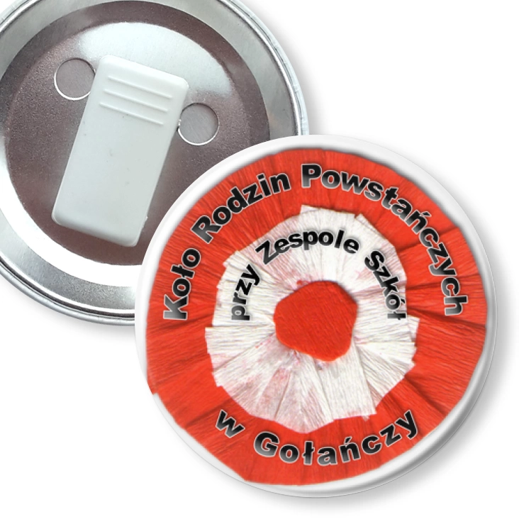 przypinka z żabką Koło Rodzin Powstańczych