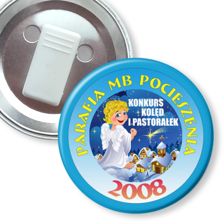 przypinka z żabką Konkurs Kolęd i Pastorałek