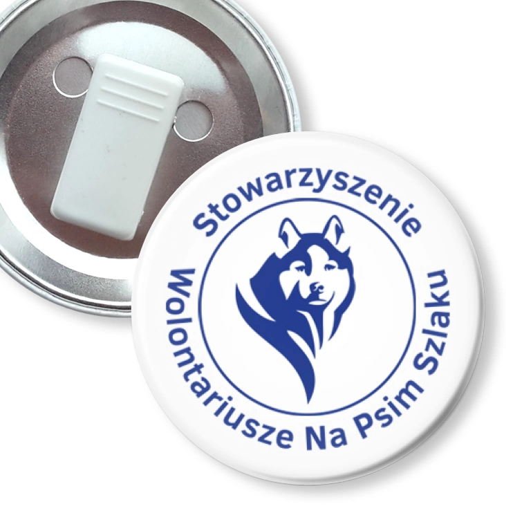 przypinka z żabką Na pism szlaku