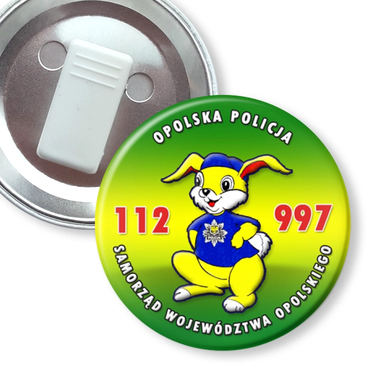 przypinka z żabką Policuś C