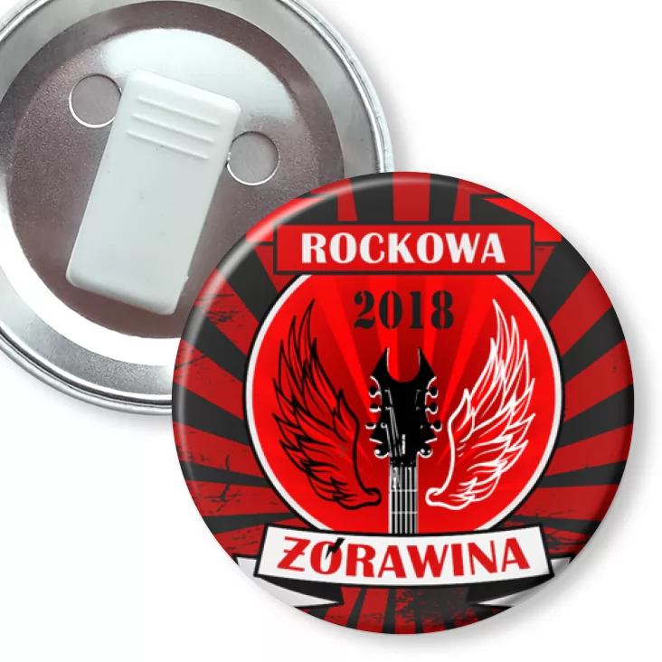 przypinka z żabką Rockowa Żórawina