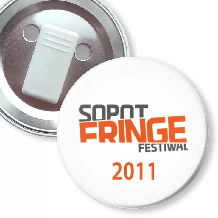 przypinka z żabką Sopot Fringe 2011