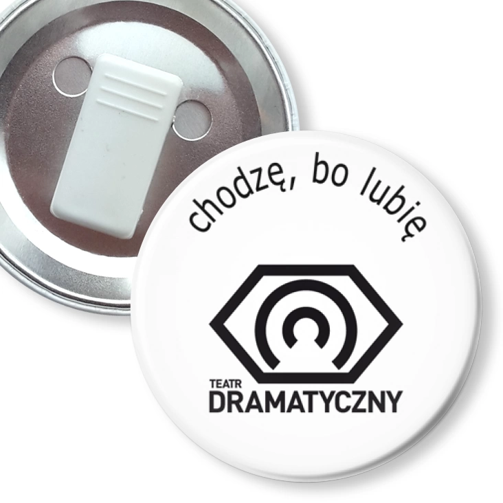 przypinka z żabką Teatr Dramatyczny D