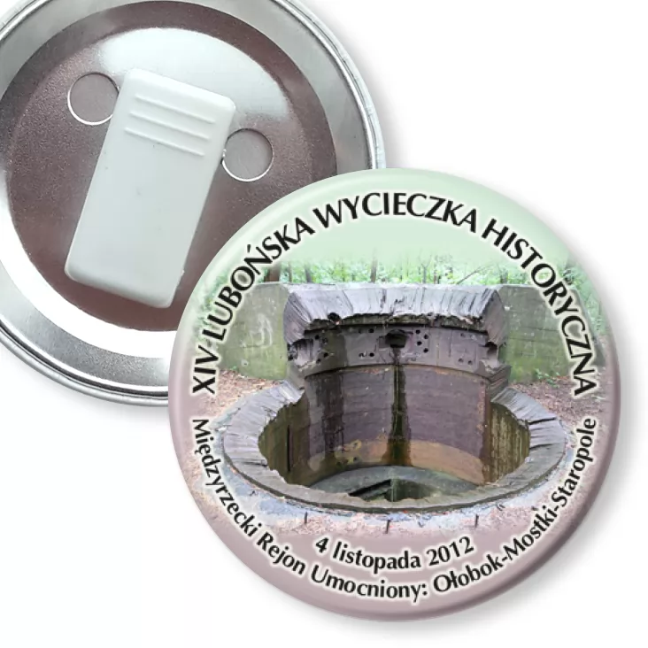 przypinka z żabką XIV Lubońska Wycieczka Historyczna