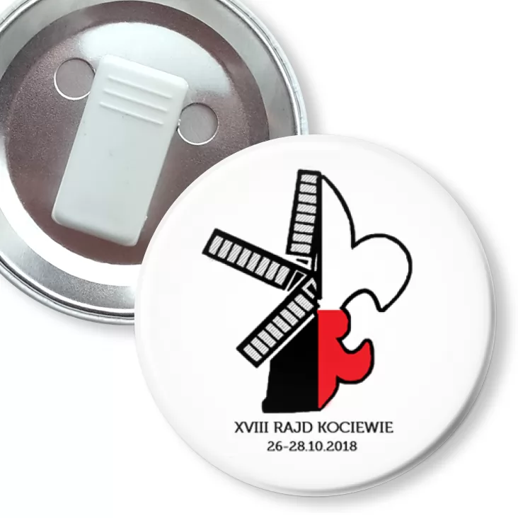 przypinka z żabką XVIII Rajd Kociewie