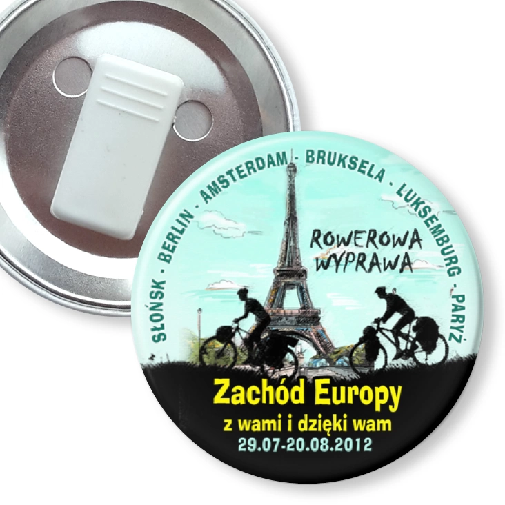 przypinka z żabką Zachód Europy
