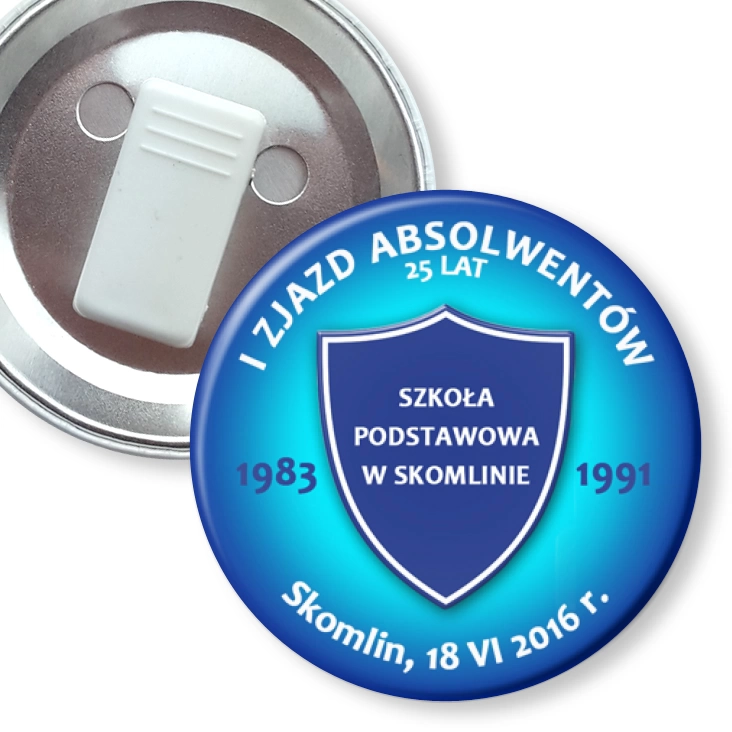 przypinka z żabką I Zjazd Absolwentów