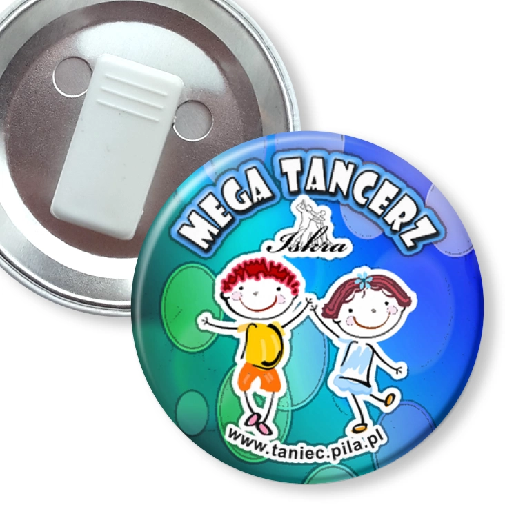 przypinka z żabką Iskra - Mega Tancerz