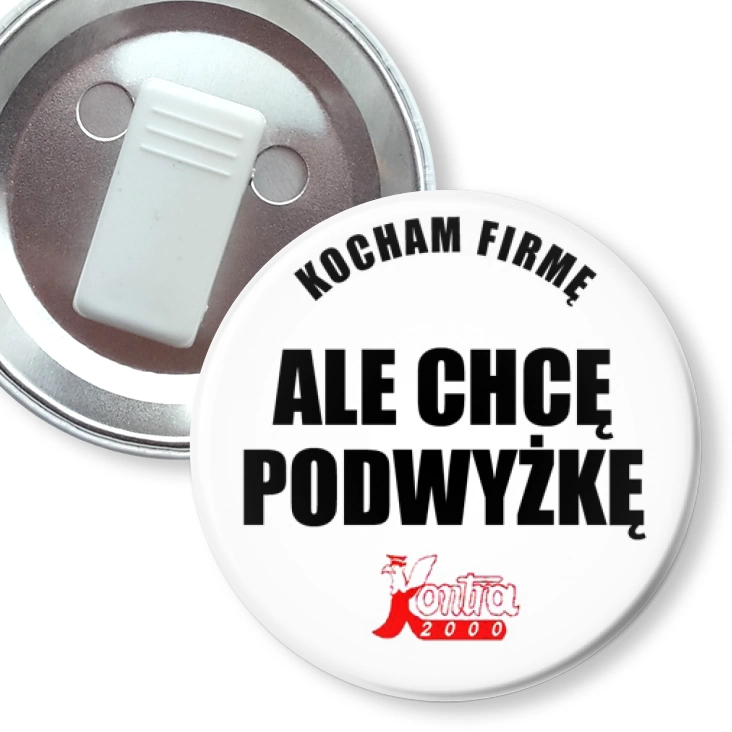 przypinka z żabką Kontra 2000