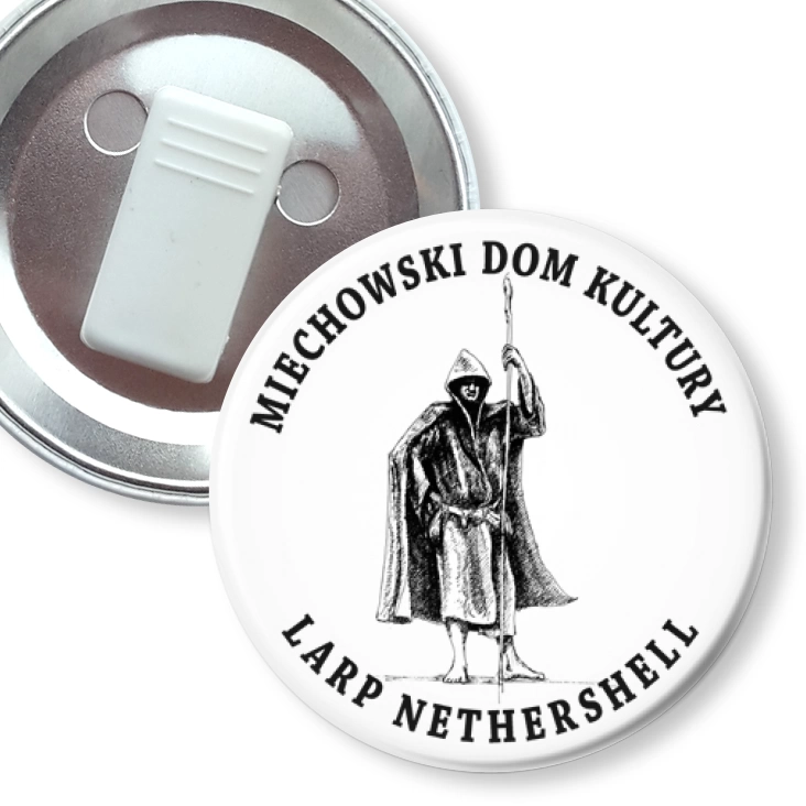przypinka z żabką Larp Nethershell