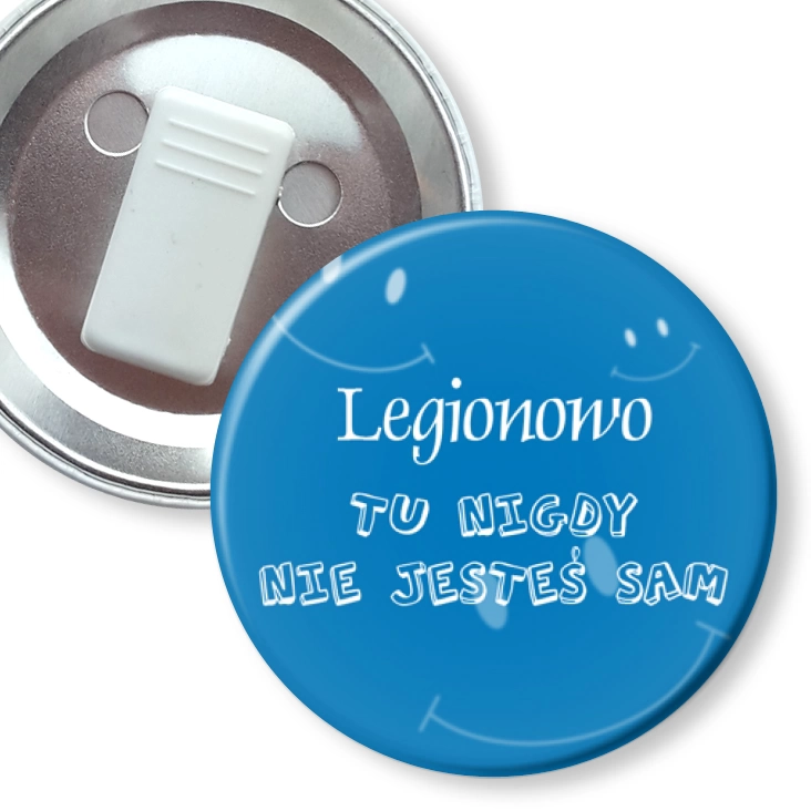 przypinka z żabką Legionowo 50 tys. B