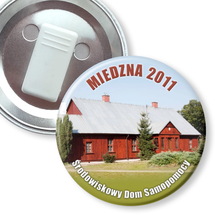 przypinka z żabką Miedzna 2011
