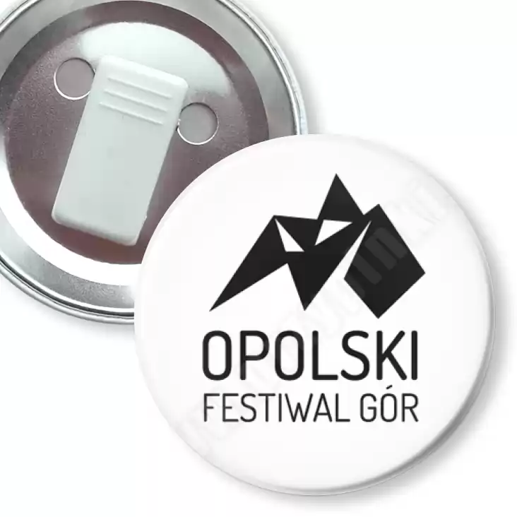 przypinka z żabką Opolski Festiwal Gór