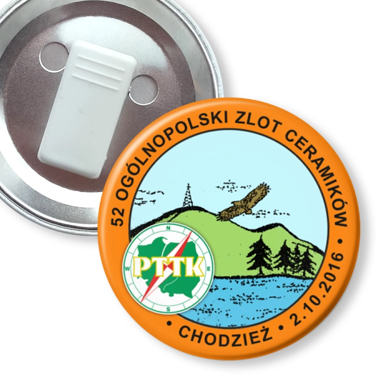 przypinka z żabką 52 Ogólnopolski Zlot Ceramików