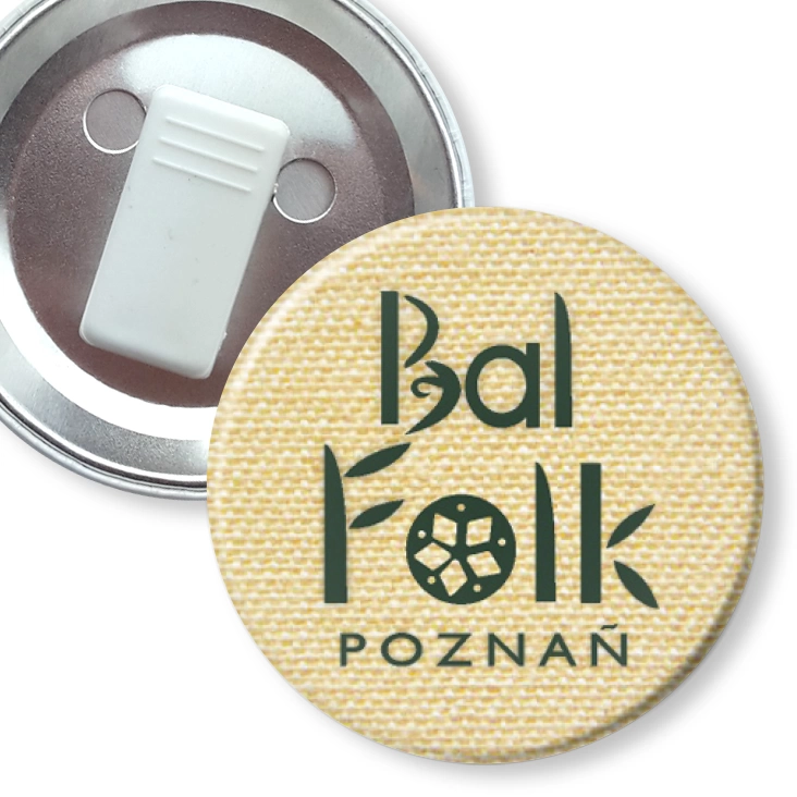 przypinka z żabką Bal Folk