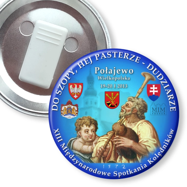 przypinka z żabką Dudziarze 2013