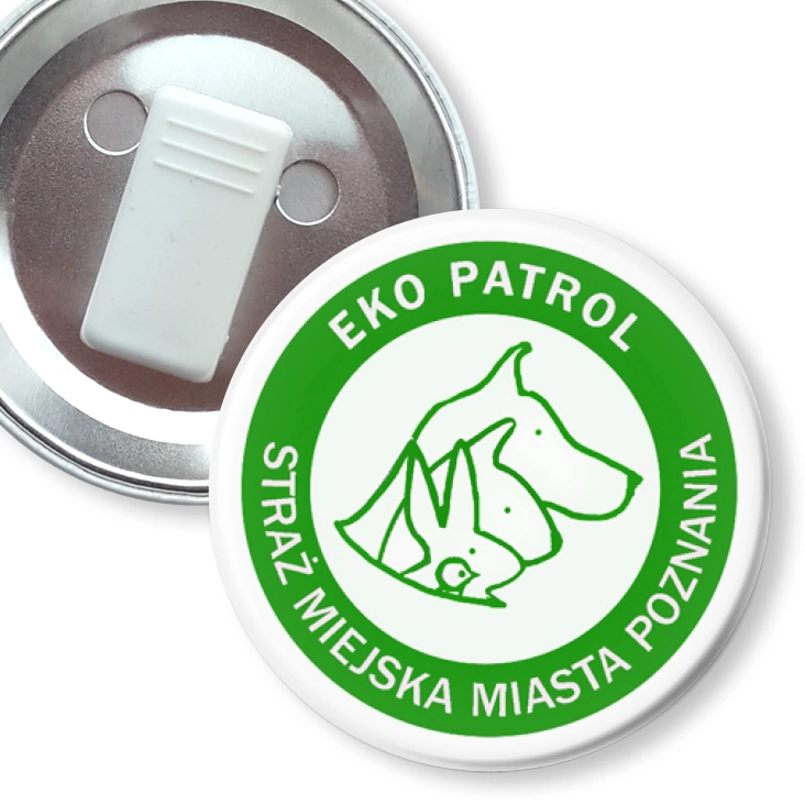 przypinka z żabką Eko Patrol