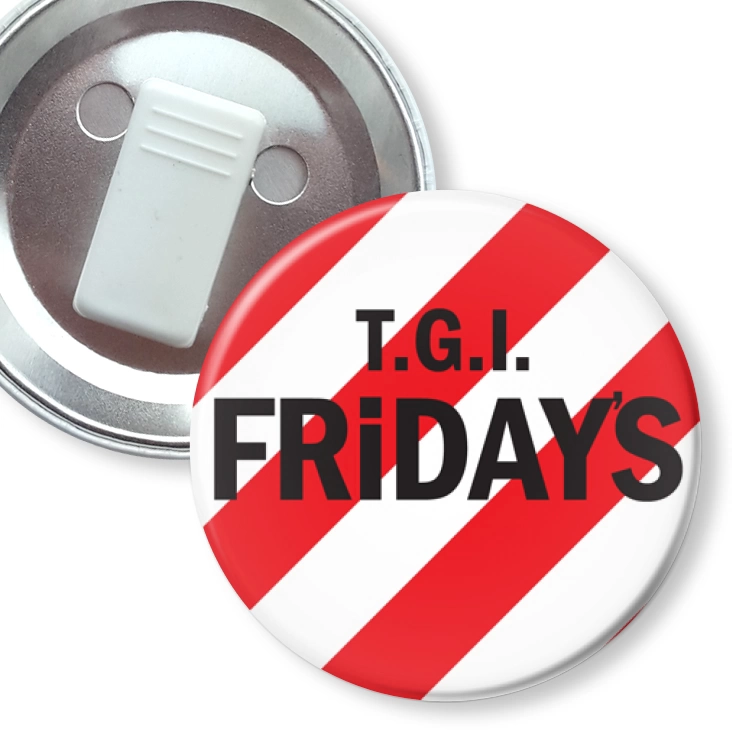 przypinka z żabką Friday