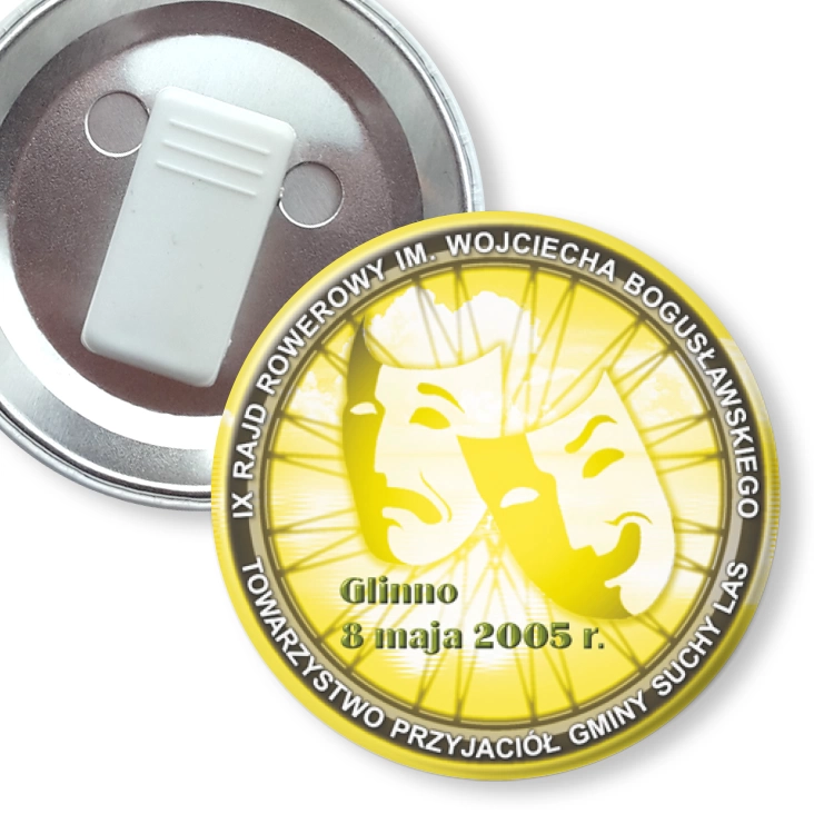 przypinka z żabką Glinno 2005