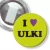 Przypinka z żabką I love Ulki